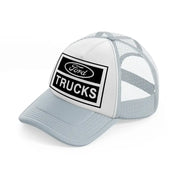 ford trucks grey trucker hat