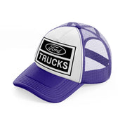 ford trucks purple trucker hat