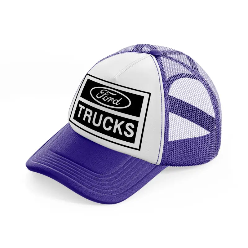 ford trucks purple trucker hat