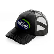 seattle seahawks 3d black trucker hat