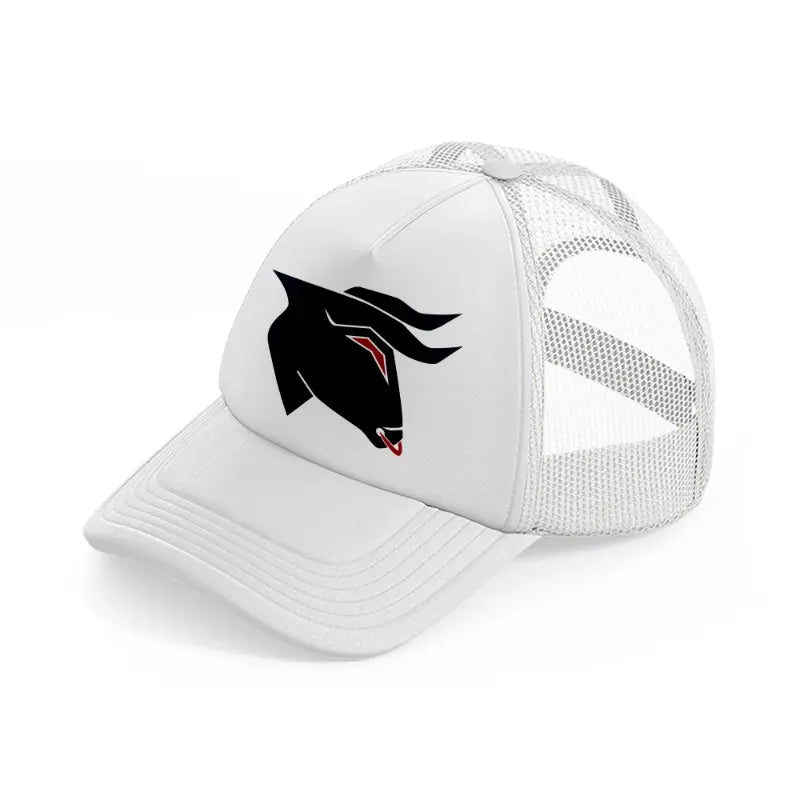 houston texans minimalist white trucker hat