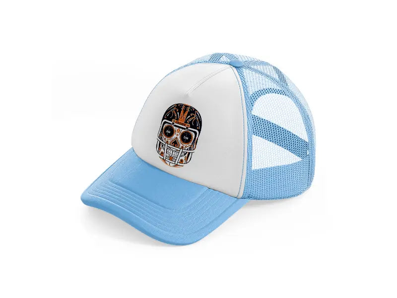 chicago bears mexican helmet sky blue trucker hat