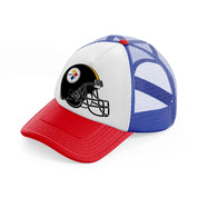 pittsburgh steelers helmet multicolor trucker hat