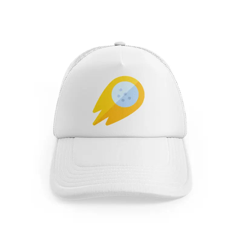 Golden Golf Ballwhitefront view
