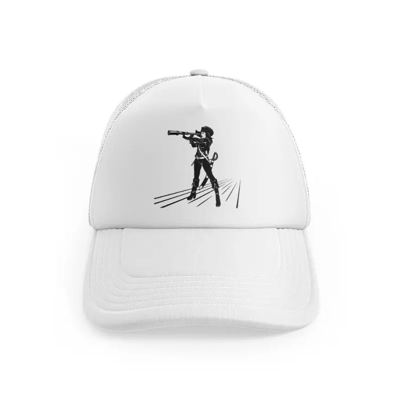 Pirate Lady Spyglasswhitefront view