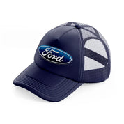 ford blue navy blue trucker hat