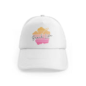 Beach Life Hibiscus Flowerwhitefront view