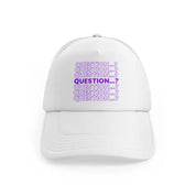 Questionwhitefront view