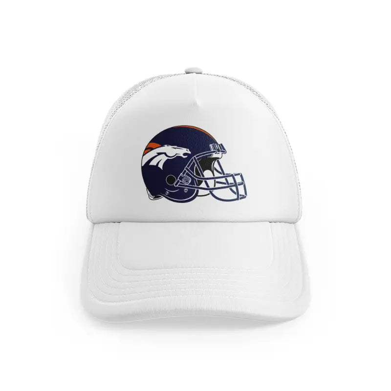 Denver Broncos Helmetwhitefront view
