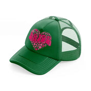 21 green trucker hat