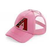 arizona diamondbacks classic pink trucker hat