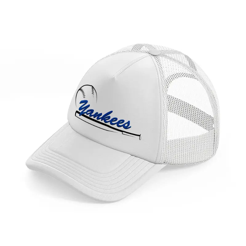newyork yankees classic white trucker hat
