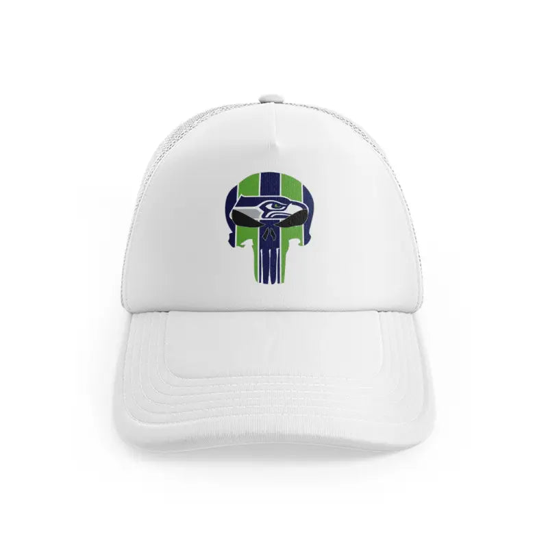 Seattle Seahawks Skullwhitefront view