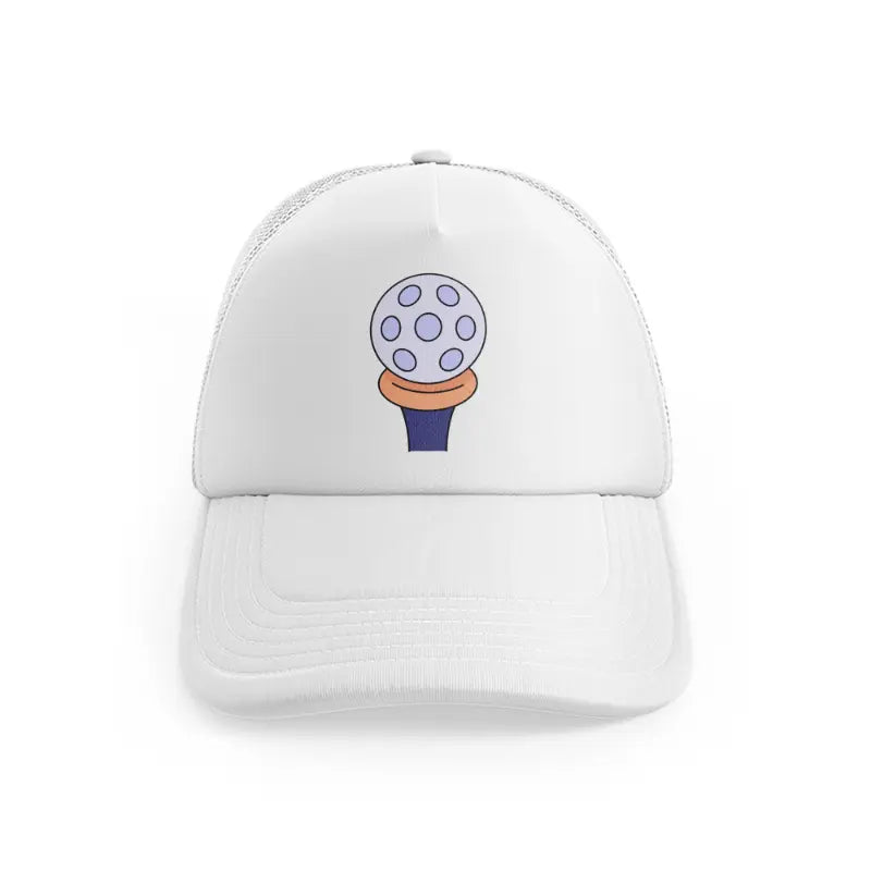 Golf Ball Bluewhitefront view