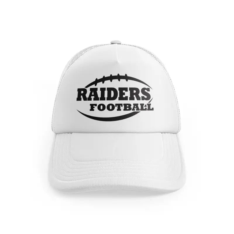 Raiders Footballwhitefront view