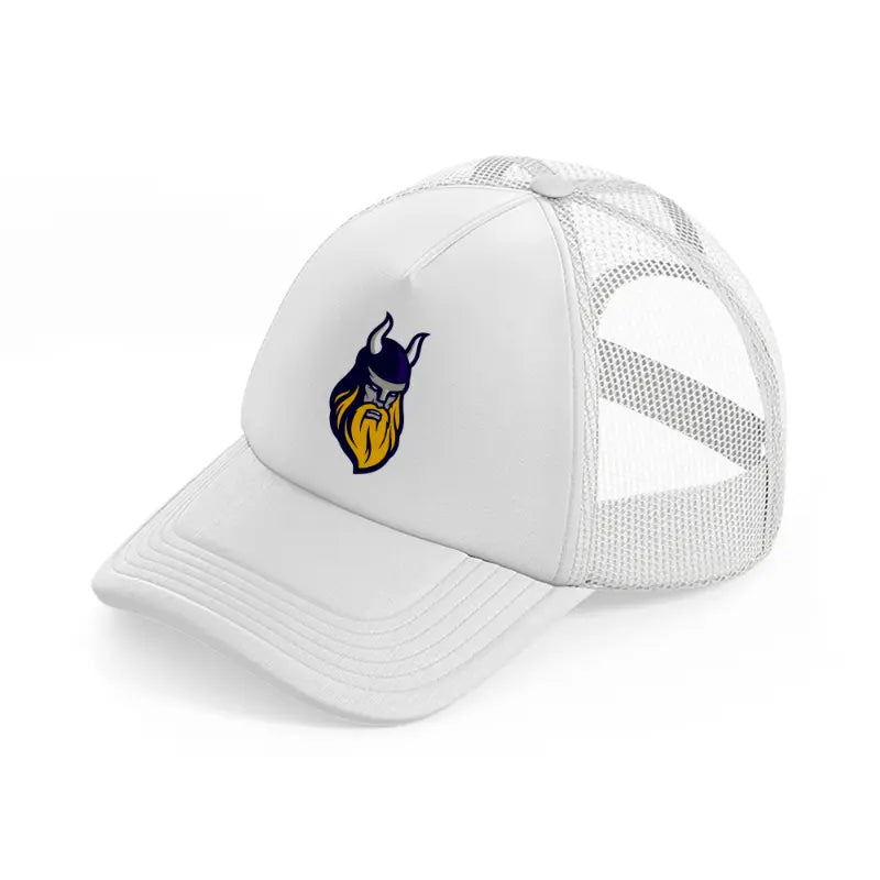 minnesota vikings modern emblem white trucker hat