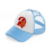 tampa bay buccaneers retro sky blue trucker hat