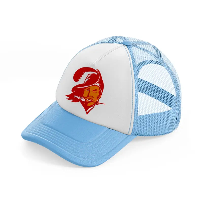 tampa bay buccaneers retro sky blue trucker hat