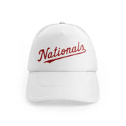 Nationals Logowhitefront view