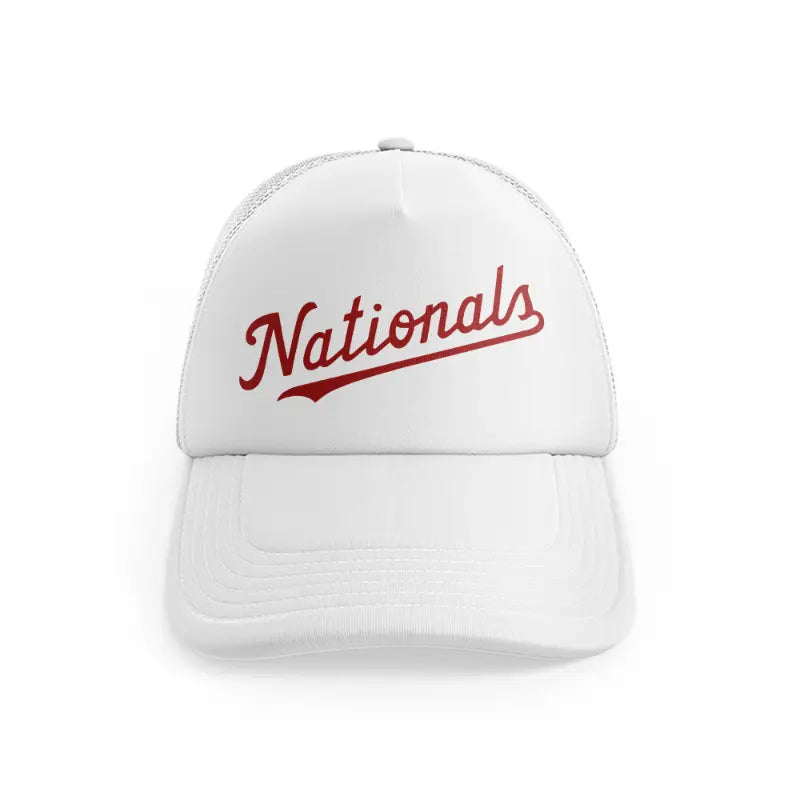 Nationals Logowhitefront view