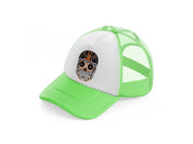 chicago bears mexican helmet lime green trucker hat