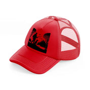 dog & hunter red trucker hat