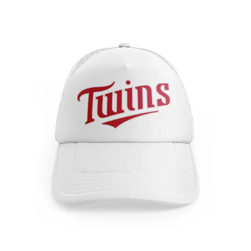 Twins Logowhitefront view