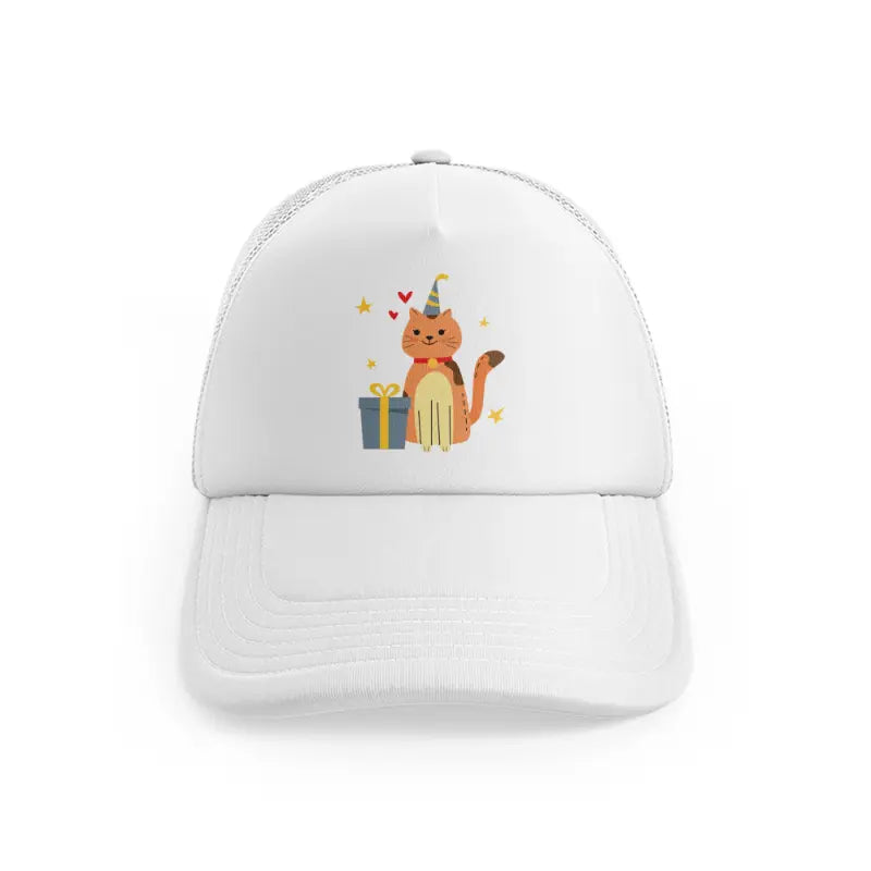003 birthday white trucker hat