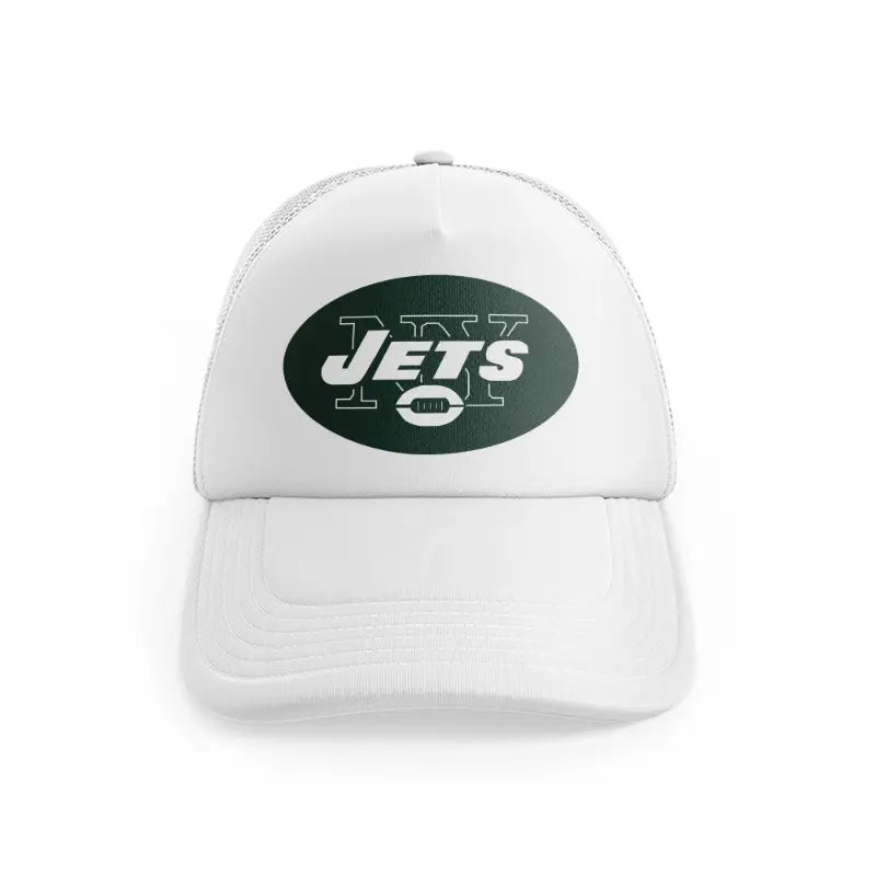 New York Jets Supporterwhitefront view