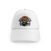 Skull Fire Helmetwhitefront view