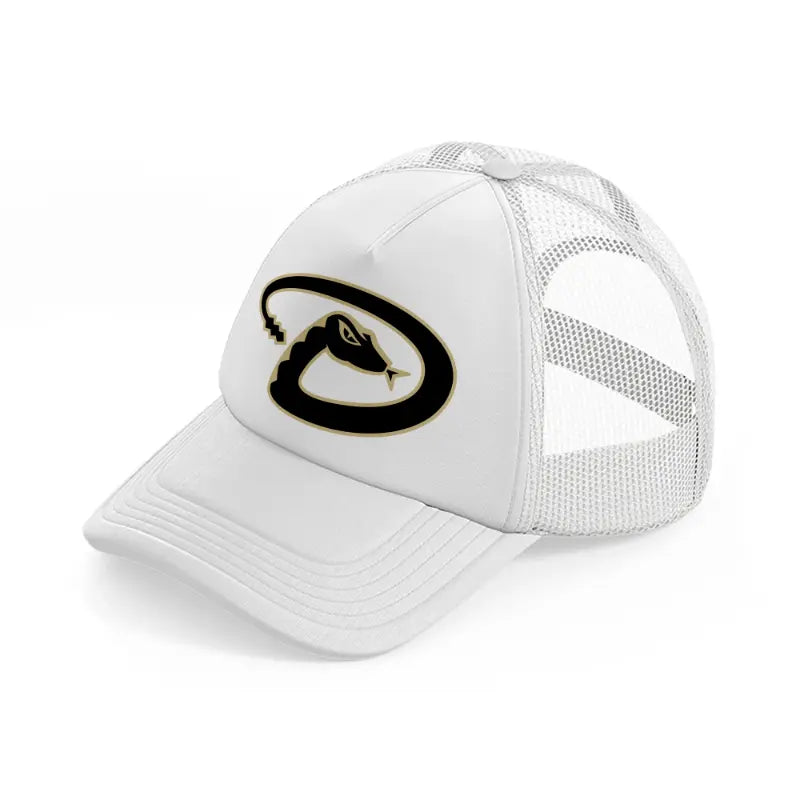 arizona diamondbacks minimalist white trucker hat