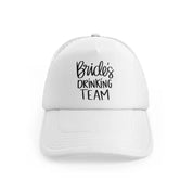 10. brides drinking team white trucker hat