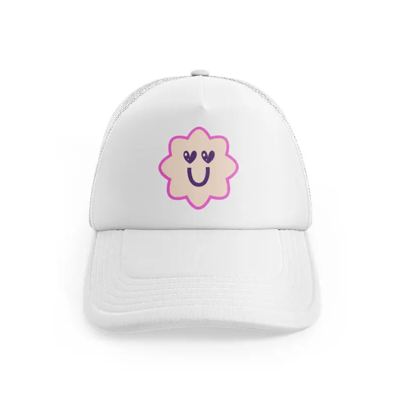 Smiley Flower Stickerwhitefront view