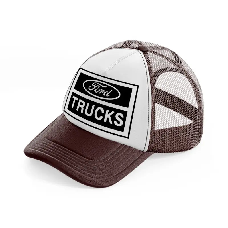 ford trucks brown trucker hat