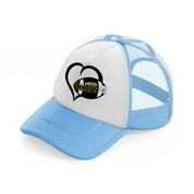pittsburgh steelers supporter sky blue trucker hat