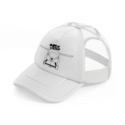 plane crazy mickey white trucker hat