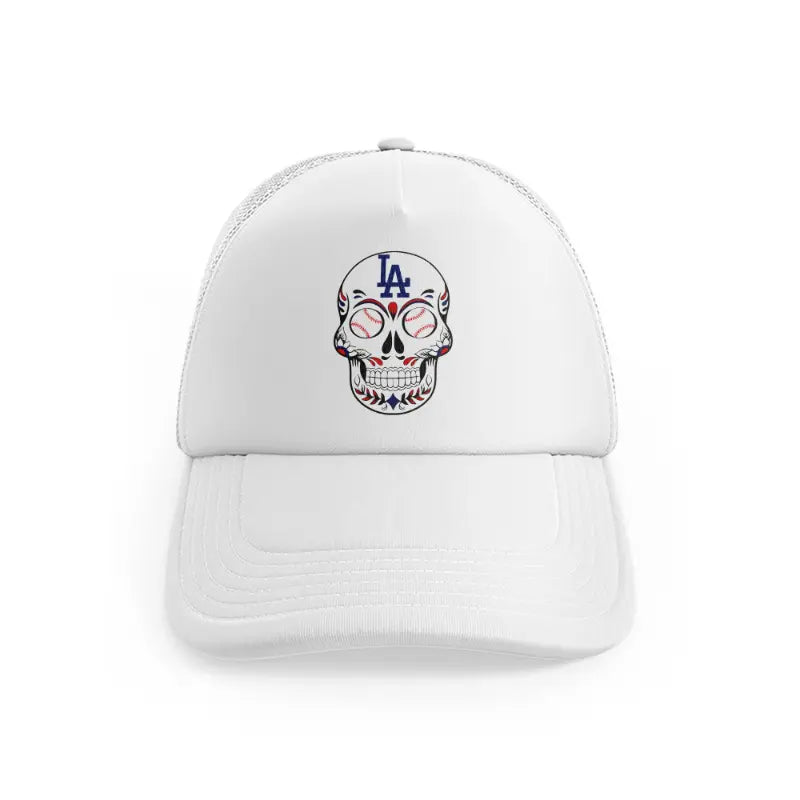 Los Angeles Dodgers Skullwhitefront view
