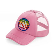 groovy love sentiments gs 05 pink trucker hat