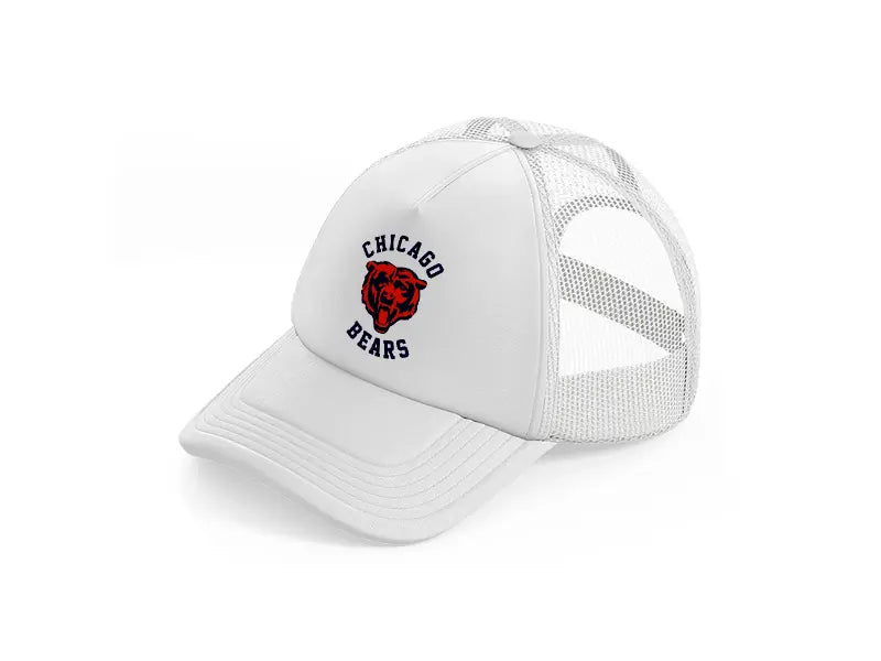 chicago bears vintage white trucker hat