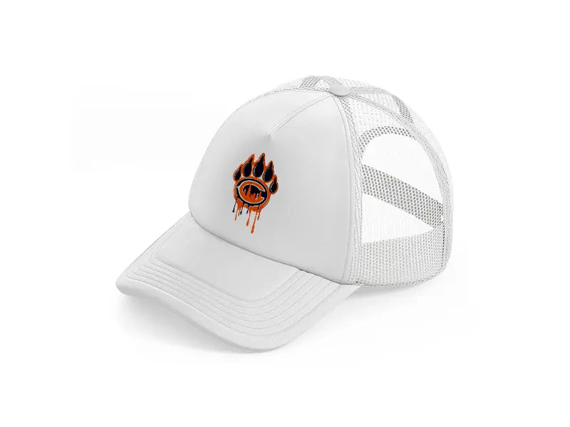 bear paw chicago bears white trucker hat
