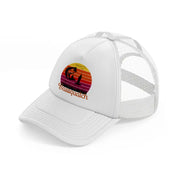 bassquatch white trucker hat
