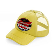 budweiser tripple crown series gold trucker hat