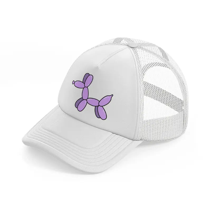 balloon dog white trucker hat