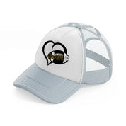 pittsburgh steelers supporter grey trucker hat