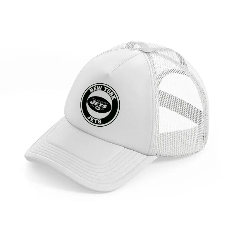 new york jets white trucker hat