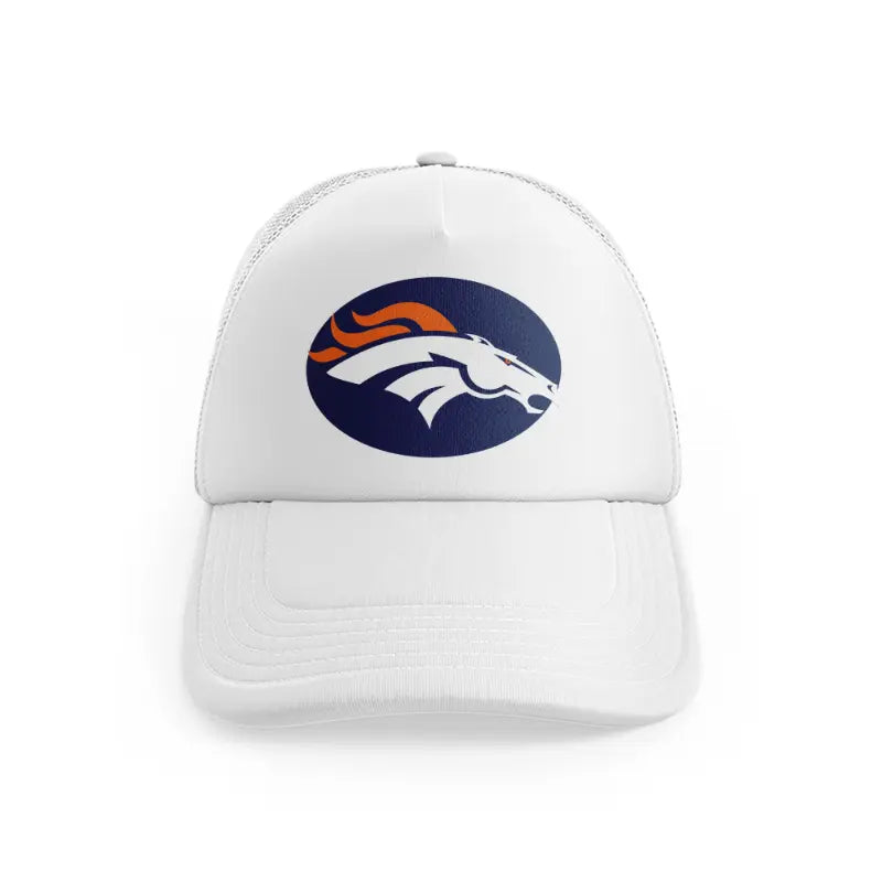 Denver Broncos Blue Badgewhitefront view