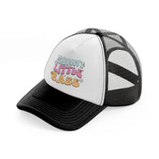 sunny little babe black and white trucker hat