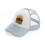 west coast surf paradise california beach grey trucker hat