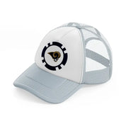 los angeles rams fan grey trucker hat