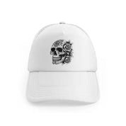 Skull Head Flowerwhitefront view